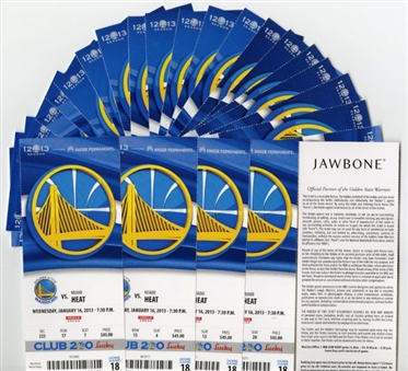 Lot of (30) Full Tickets From LeBron James 20,000 Point & 5,000 Assist Game
